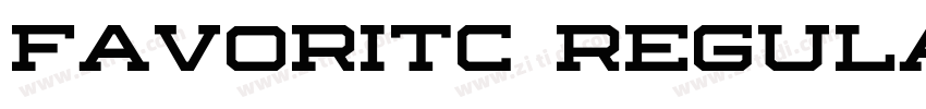 FavoritC Regular字体转换